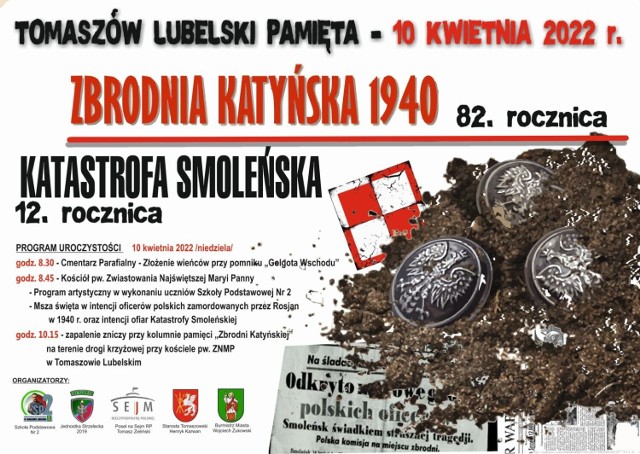 Plakat promujący uroczystości