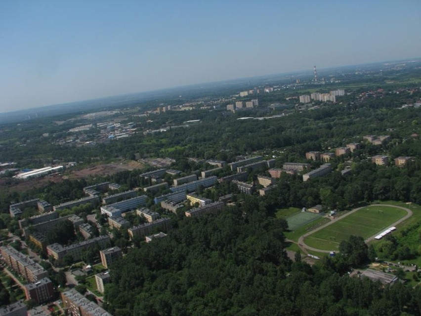 Oto stadion Burloch w Orzegowie z lotu ptaka. Zdjęcia...