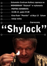 Monodram "Shylock" w Sztumie