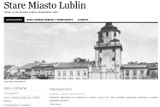 Stare Miasto w Lublinie ma swoją stronę internetową