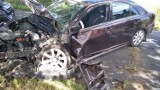 Wypadek na trasie Stare Polaszki - Orle. Jedna osoba trafiła do szpitala