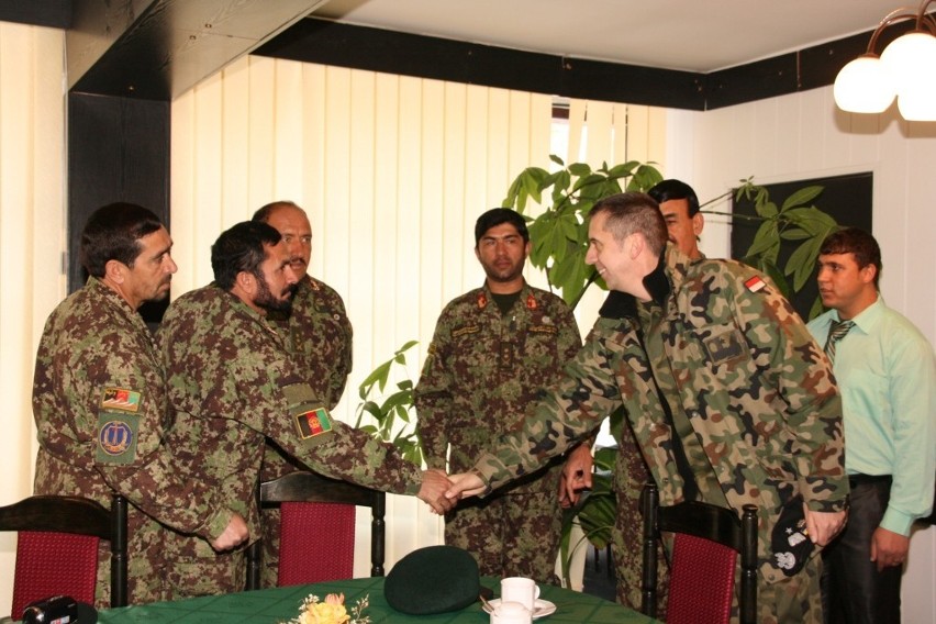 Afgańscy dowódcy ANA w Polsce