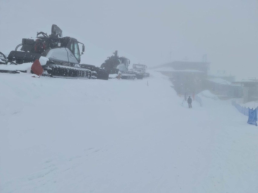 25 kwietnia - na Kasprowym Wierchu w Tatrach sypie śnieg....