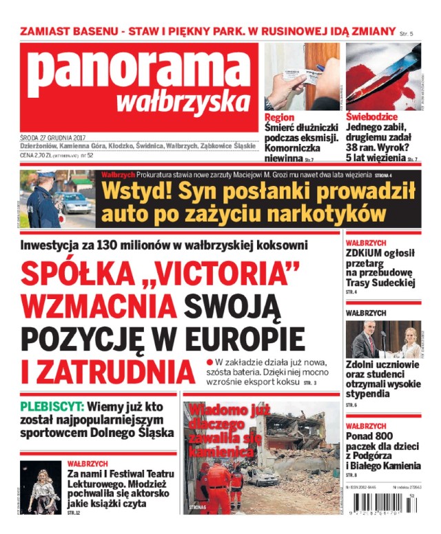 Panorama Wałbrzyska wydanie z 27 grudnia 2017 r.
