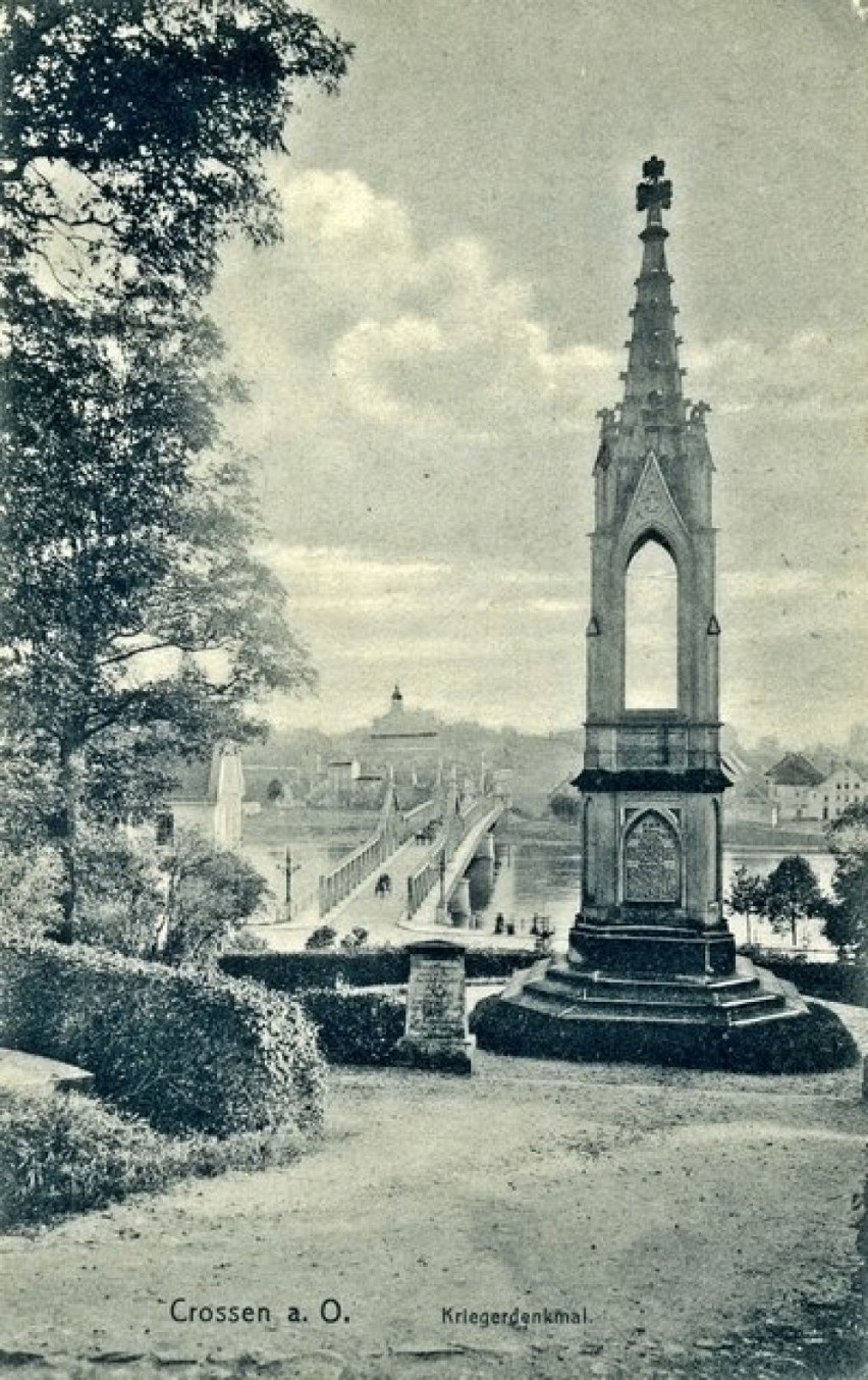 Pomnik wojenny ku czci ofiar w okręgu Crossen, poległych w...