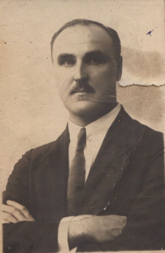 Edmund Gaede (1883-1965), jeden z właścicieli „Pluszowni”...