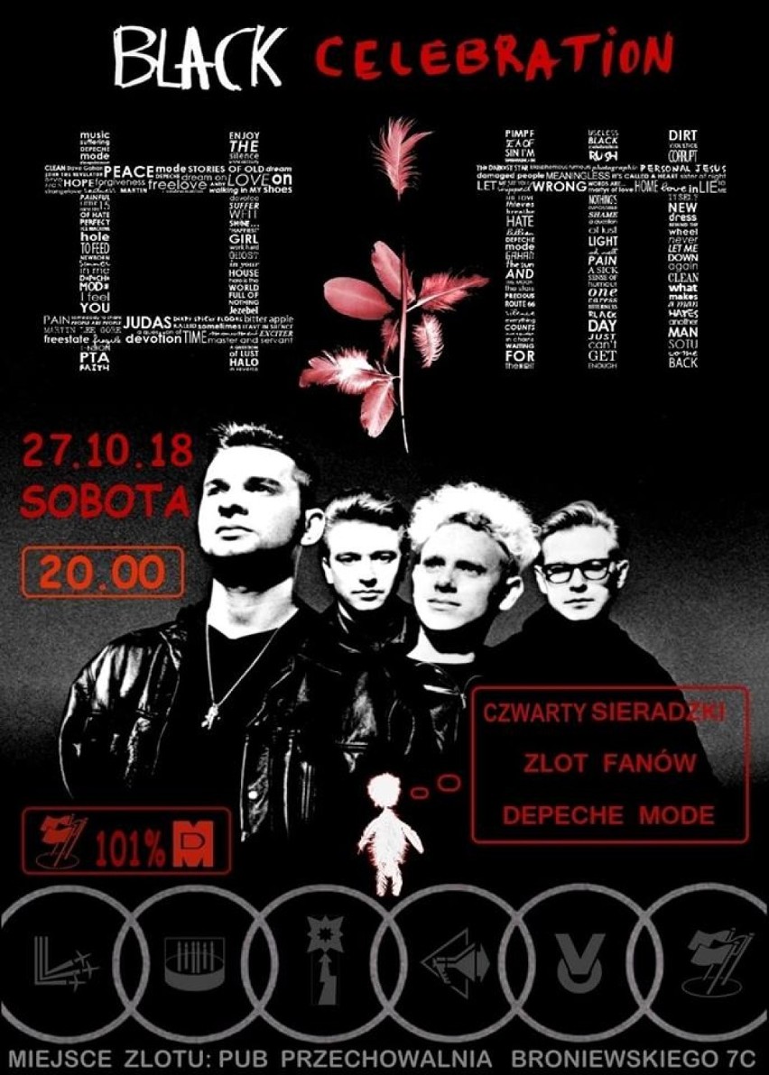Sieradzki Zlot Fanów Depeche Mode 2018 w sobotę 27 października w Przechowalni