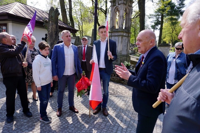 Przedstawiciele Lewicy uczcili Święto Pracy w Lublinie. Zobacz zdjęcia