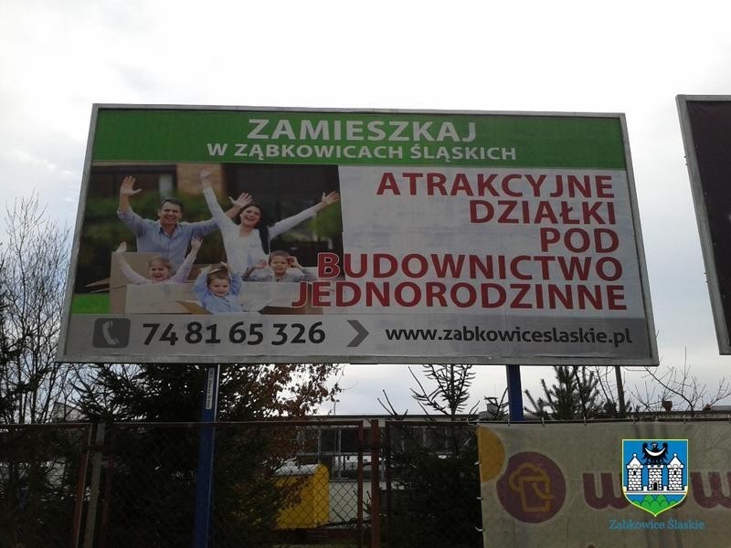 Promocja gminy na billboardach
