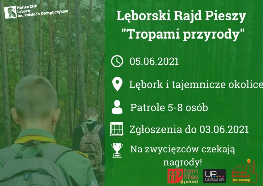 Harcerze z lęborskiego ZHP zapraszają na rajd pieszy "Tropami przyrody"
