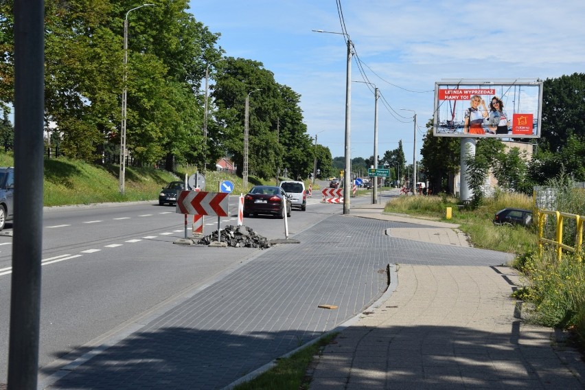 Remont Traktu św. Wojciecha w Gdańsku, 7.07.2017