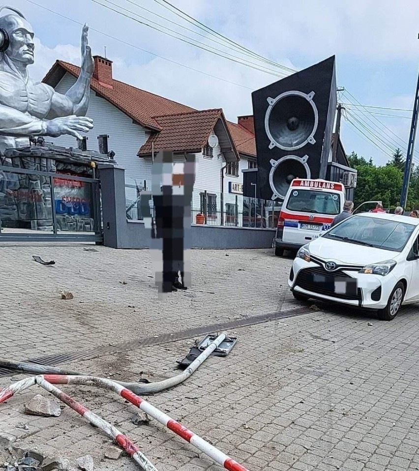 Wypadek pod Energy2000 w Przytkowicach