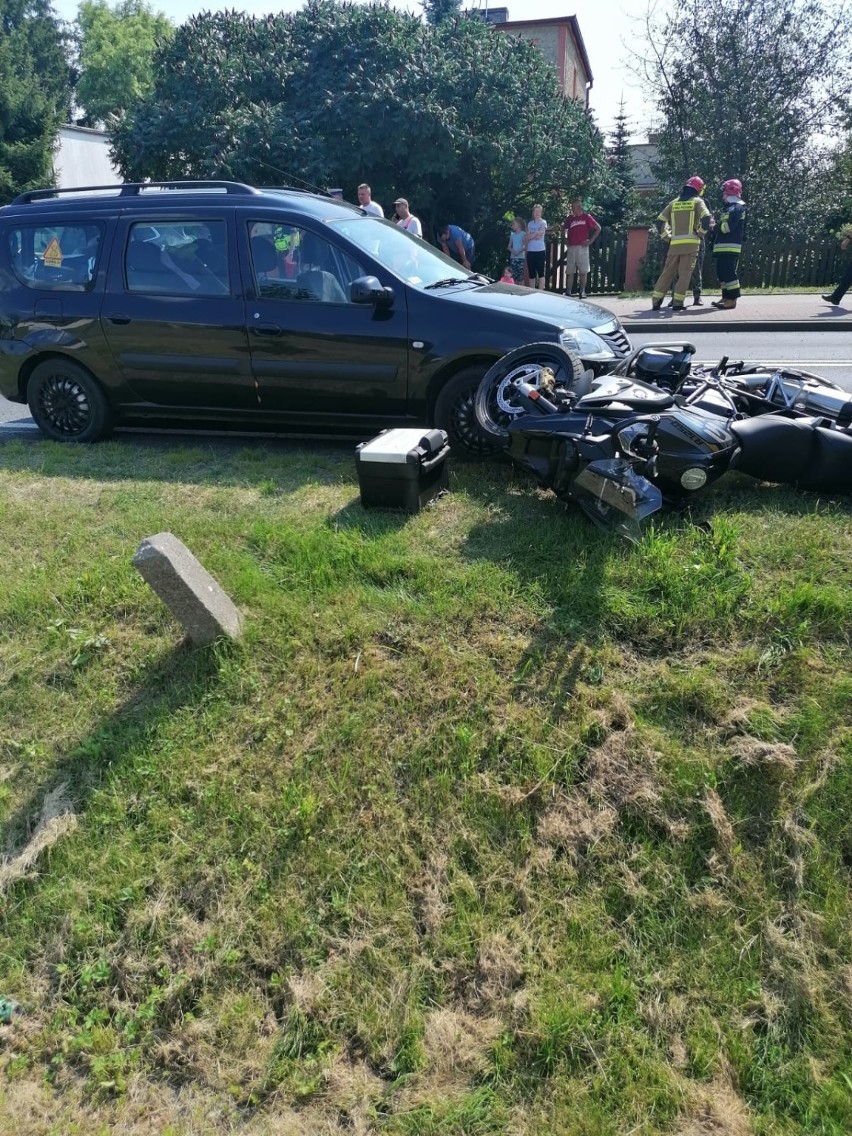 Człuchów. Wypadek na odcinku drogi Chojnice - Jastrowie.