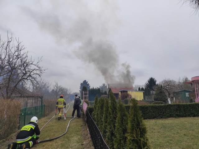 Pożar w Chełmicy Dużej