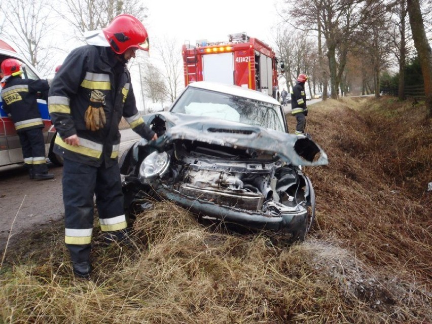 Wypadek koło Braniewa