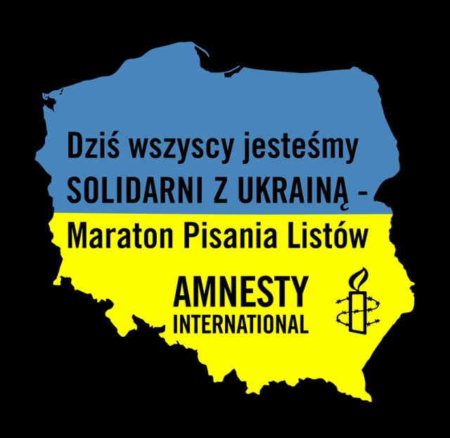 “Solidarni z Ukrainą – Maraton Pisania Listów”