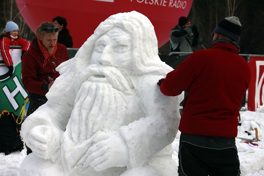 Szklarska Poręba:  Będą rzeźbić w śniegu
