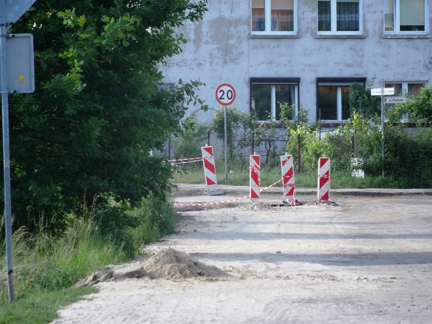 Remont ulicy w Jarocinie: Trwa przebudowa ulicy...