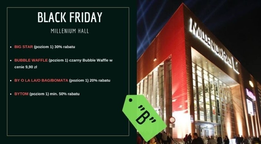 Promocje na Black Friday 2019 w Millenium Hall [LISTA]