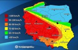 Orkan Xavier nadchodzi nad Polskę. Zagrożony również nasz region. Wiatr może wyrywać drzewa