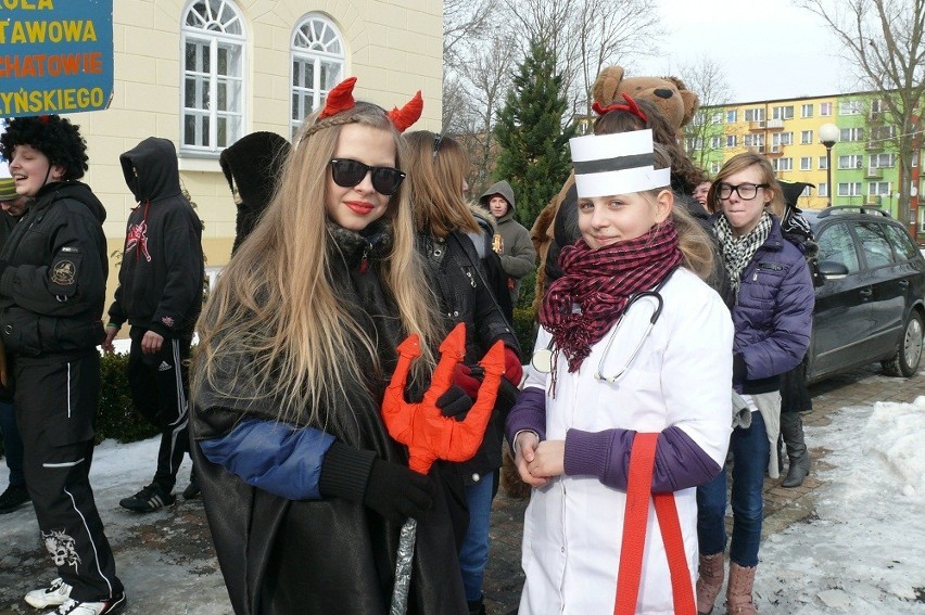 Korowód ostatkowy na ulicach Bełchatowa (foto)