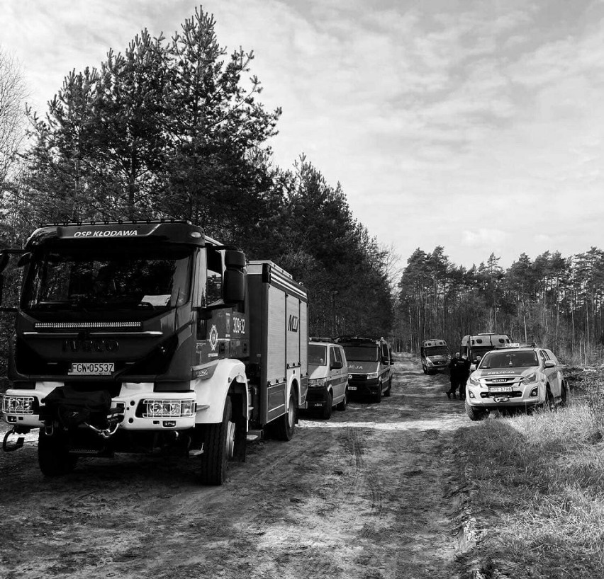 Takie zdjęcie opublikowali strażacy z OSP Kłodawa....