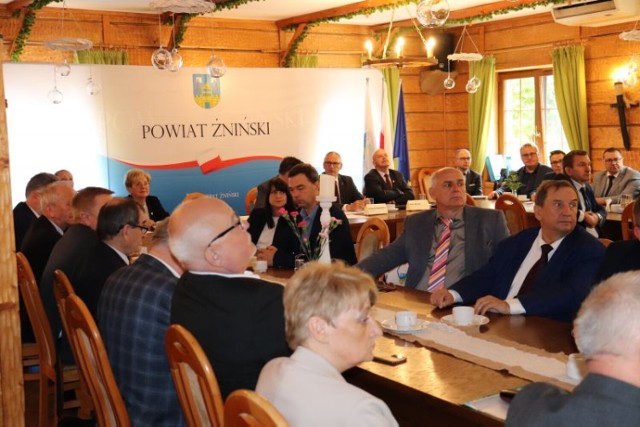W obradach wzięli udział m.in. starostowie i geodeci powiatowi z województwa kujawsko-pomorskiego