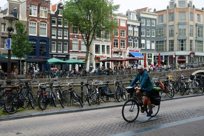 Amsterdam, czyli rower na rowerze. Na każdym kroku