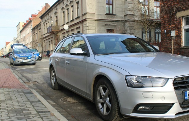 Kierowca audi został zatrzymany na ul. Jagiełły w Oświęcimiu