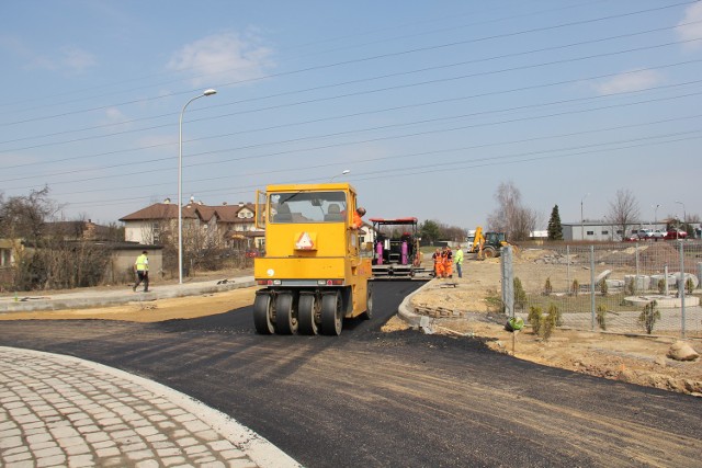 Tychy Oświęcimska. Budowa ronda