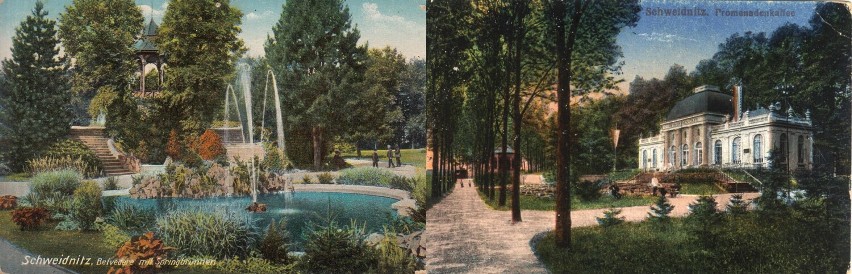 Świdnickie parki przed II wojną światową