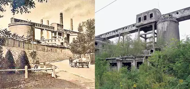Cementownia w Grodźcu została uruchomiona w 1857 roku, dziś niestety ten niezwykły obiekt niszczeje i rozpada się
