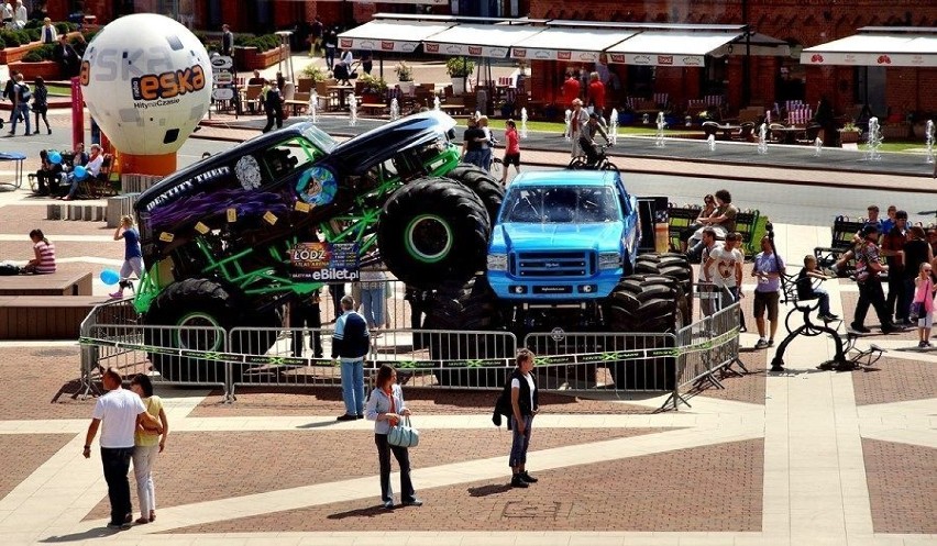 Monster trucki na Rynku Manufaktury.Fot. Mariusz Reczulski