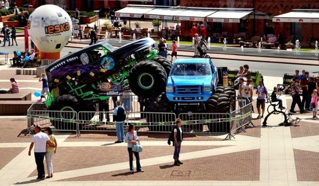 Monster trucki na Rynku Manufaktury.
Fot. Mariusz Reczulski