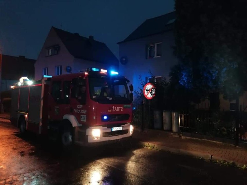 Strażacy ze Zgorzelca interweniowali 37 razy w związku z kapryśną pogodą w weekend