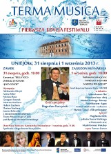 Koncert w Uniejowie. Tym razem Festiwal "Terma Musica"