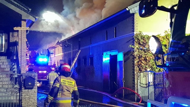 Pożar gospodarstwa w Strzelcach Opolskich.