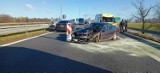 Kolejne zderzenie pojazdów na obwodnicy Słupska. Były utrudnienia w ruchu