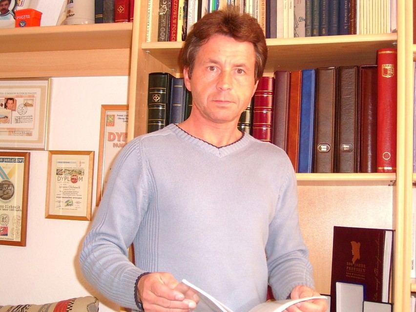 Jan Olchowik - filatelista i ambasador Rudy Śląskiej