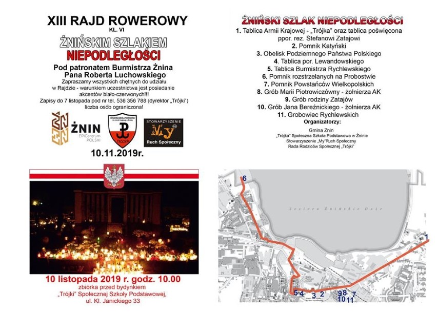 Narodowe Święto Niepodległości 2019 w powiecie żnińskim [zapowiedź] 