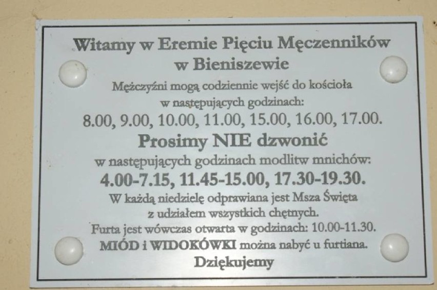 Klasztor w Bieniszewie będzie otwarty