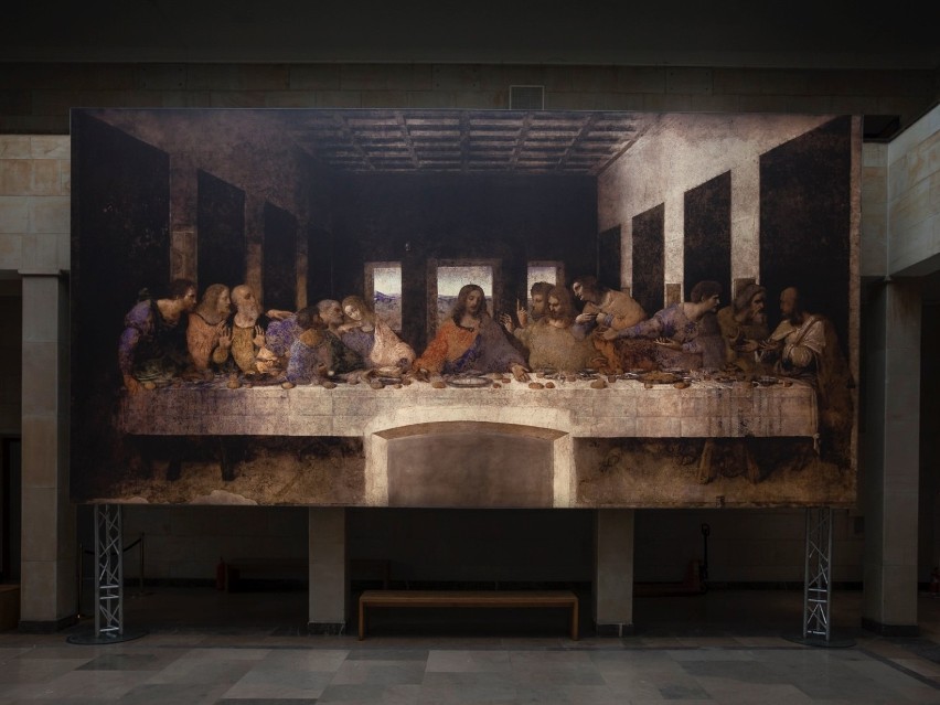 Leonardo da Vinci w Muzeum Narodowym. Nie są to oryginalne dzieła artysty, tylko... cyfrowe wersje
