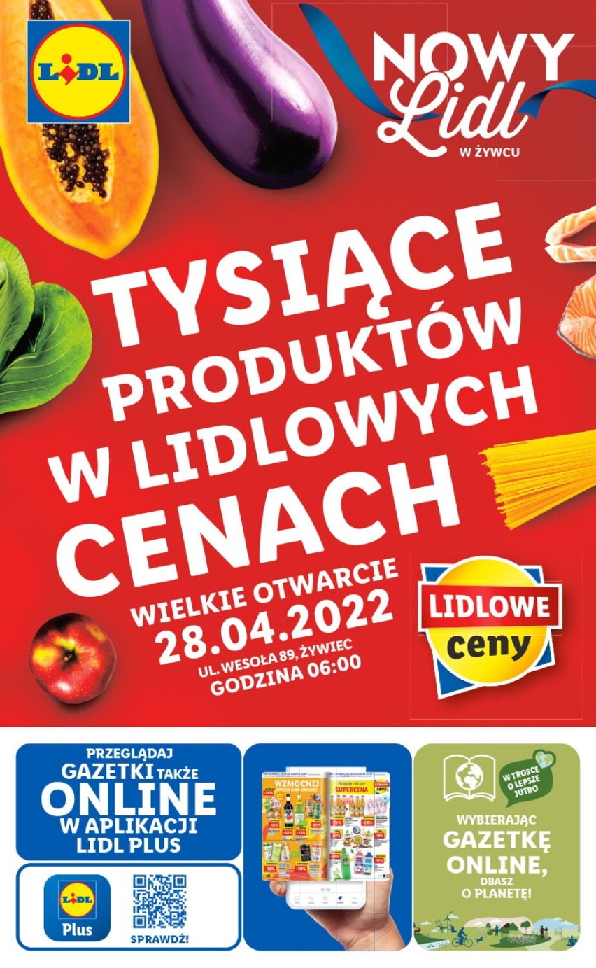 Nowy Lidl w Żywcu już otwarty! Zobacz promocje - oto GAZETKA