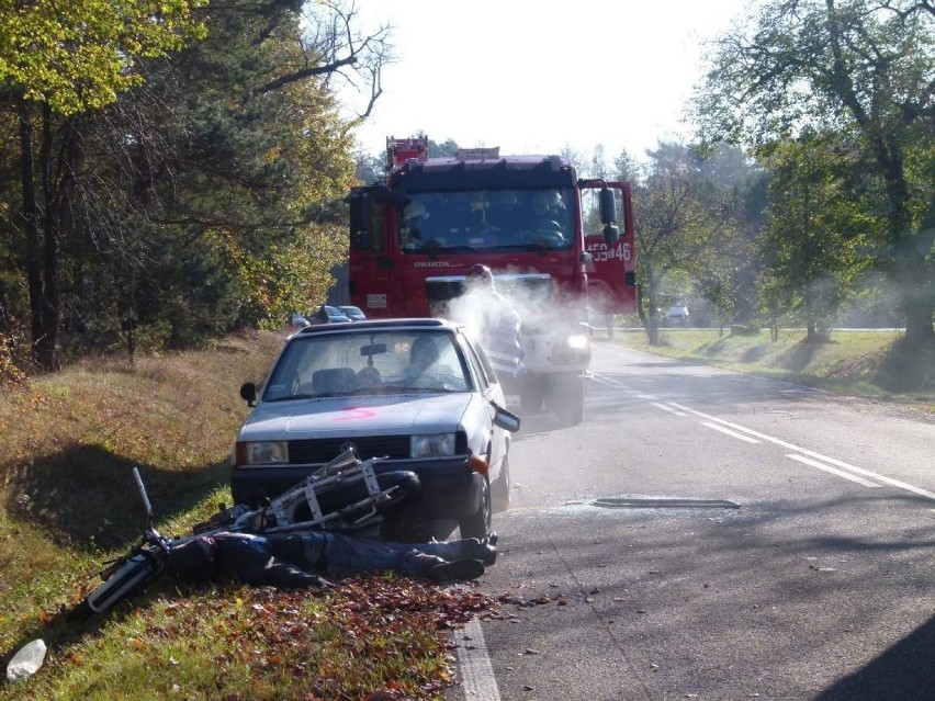 "Karambol" siedmiu pojazdów pod Łowiczem [ZDJĘCIA]