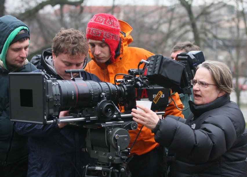 Kadry z filmów, seriali i planów filmowych w Piotrkowie:...