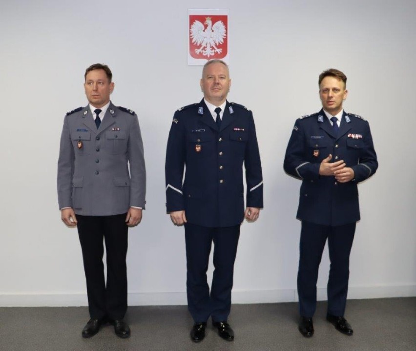 Podinsp. Marcina Mucha (na zdj. z lewej) swoje obowiązki na...