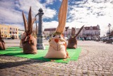 Na obornicki Rynek przykicały zajączki wielkanocne