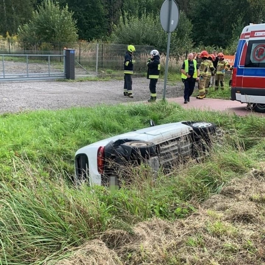 Wypadek w Bielanach (11.09.2022r.)