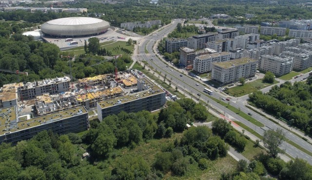 Nowe osiedla i zielone okolice przy ul. Lema