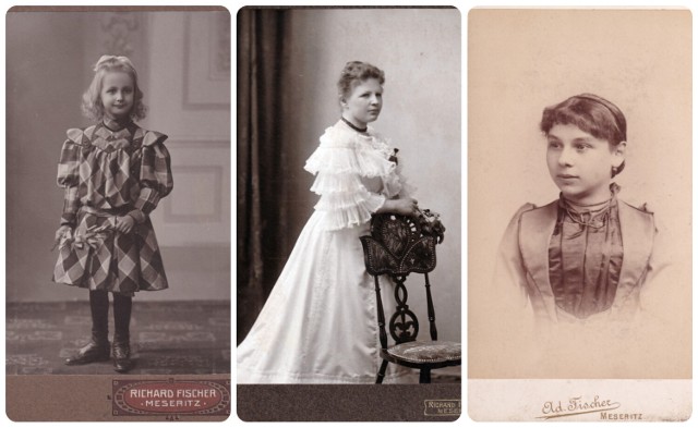Fotografie międzyrzeczanek z przełomu XIX i XX wieku.